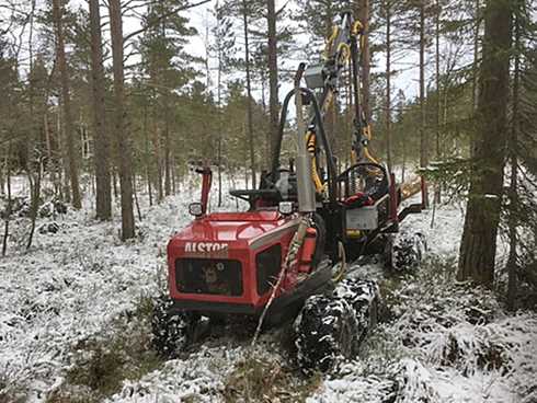 Miniskotare Alstor 821 stulen på östra Kroppefjäll, Mellerud